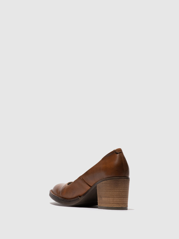Flowfold Slip-on Shoes BERY104FLY COGNAC