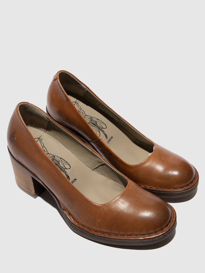 Flowfold Slip-on Shoes BERY104FLY COGNAC