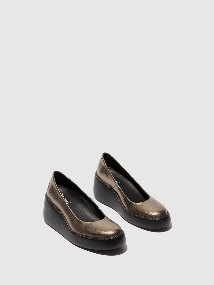 Flowfold Slip-on Shoes DICH643FLY DARK GOLD