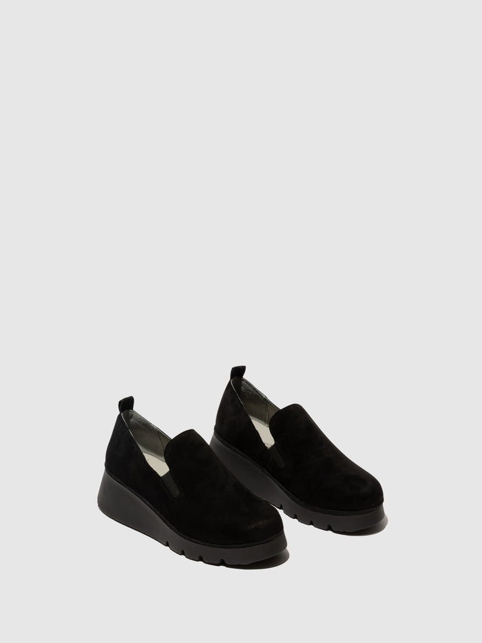 Flowfold Slip-on Shoes PECE406FLY KID SUEDE BLACK