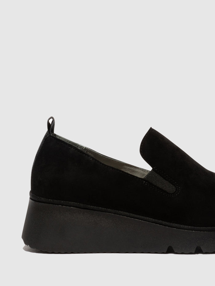 Flowfold Slip-on Shoes PECE406FLY KID SUEDE BLACK