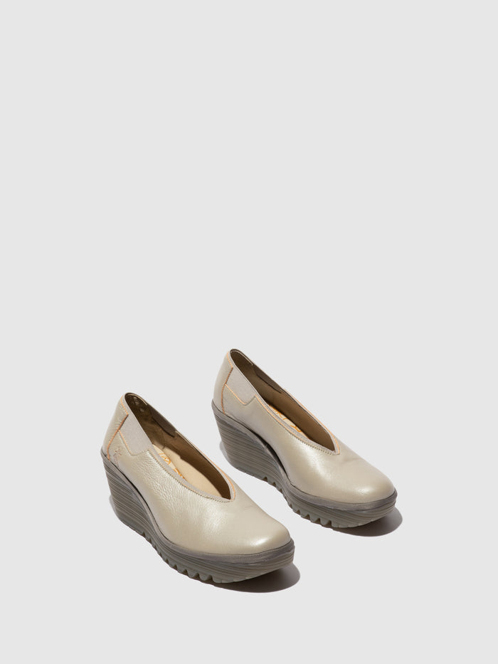 Flowfold Slip-on Shoes YOZA438FLY BORGOGNA SILVER