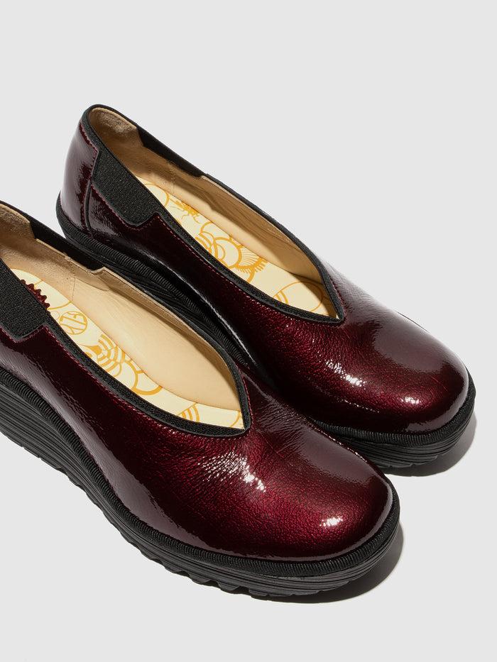 Flowfold Slip-on Shoes YOZA438FLY BURGUNDY
