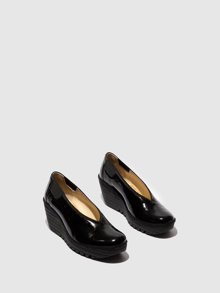 Flowfold Slip-on Shoes YOZA438FLY NAPPALAK BLACK