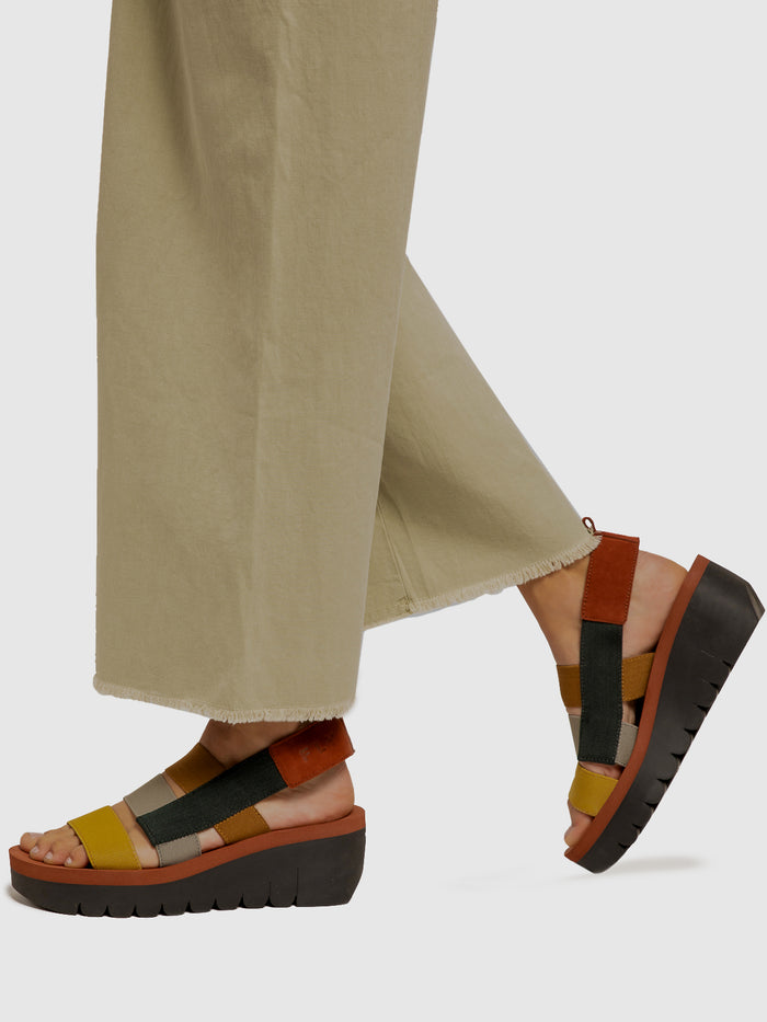 flowfold Strappy Sandals YERE847FLY MULTI (BRICK)