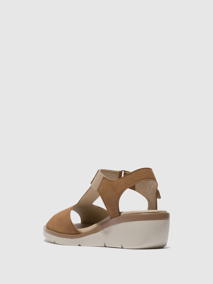 Flowfold T-Strap Sandals NOVA932FLY SAND
