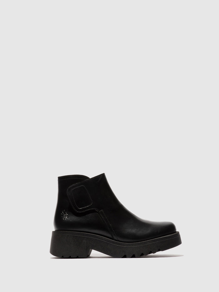 flowfold Velcro Ankle Boots MUFE363FLY BLACK