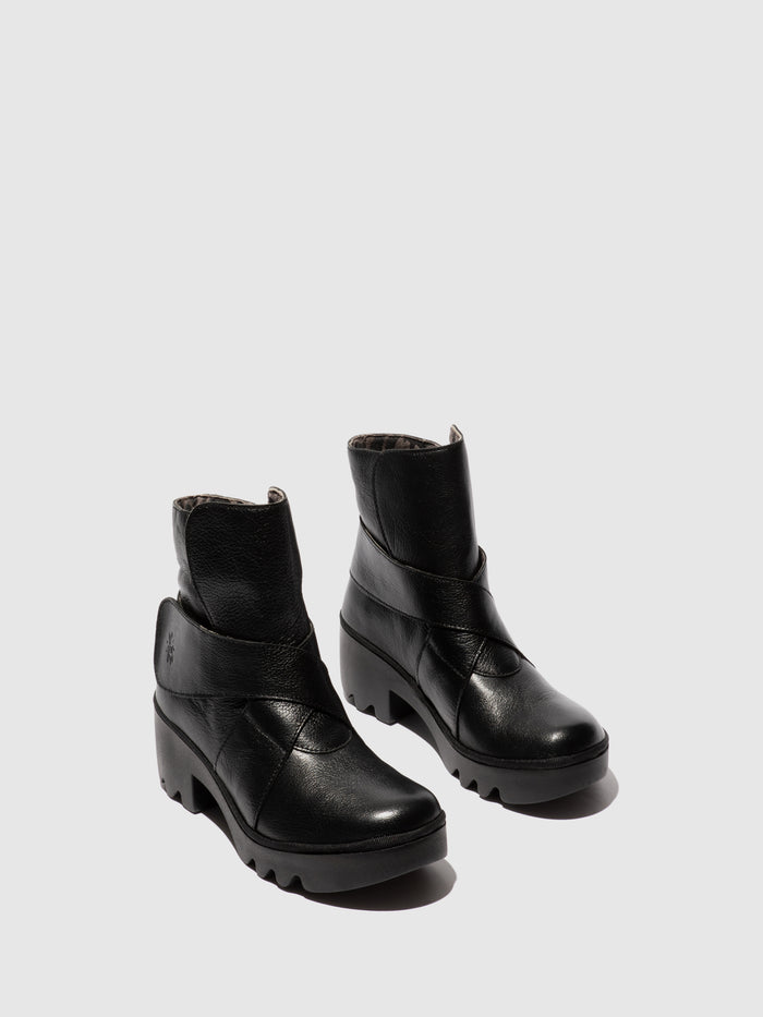 Flowfold Velcro Ankle Boots TEFA532FLY BLACK