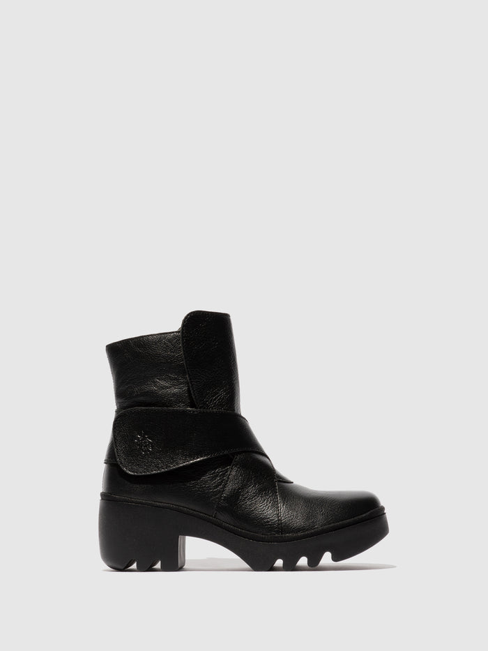 flowfold Velcro Ankle Boots TEFA532FLY BLACK