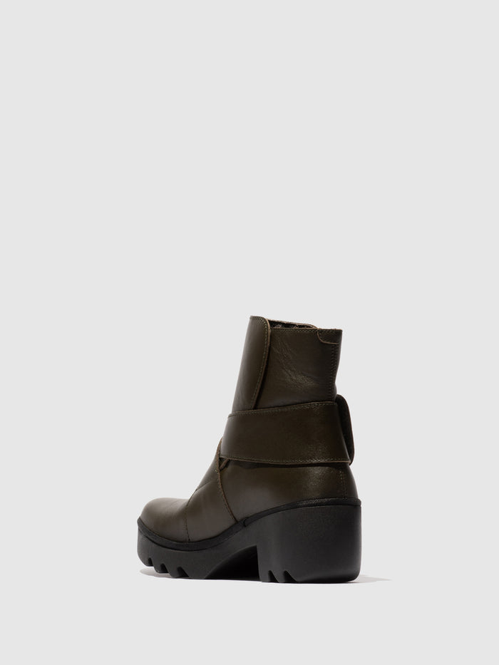 Flowfold Velcro Ankle Boots TEFA532FLY MILITARY