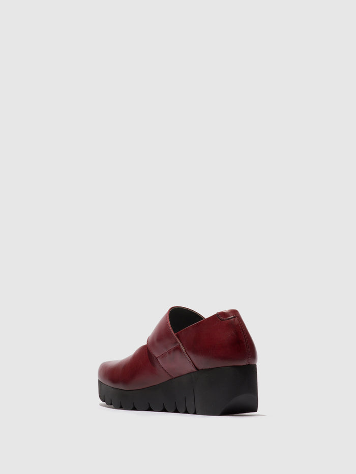 Flowfold Velcro Shoes VARI188FLY BURGUNDY