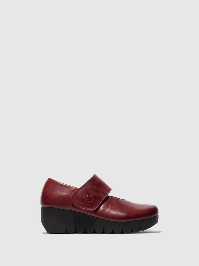 flowfold Velcro Shoes VARI188FLY BURGUNDY