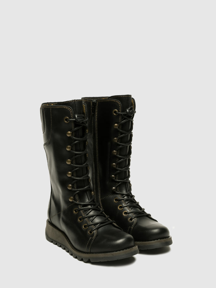 Flowfold Wedge Shoes STER768FLY BLACK