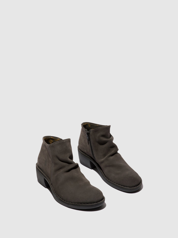 Flowfold Zip Up Ankle Boots MERK093FLY DIESEL