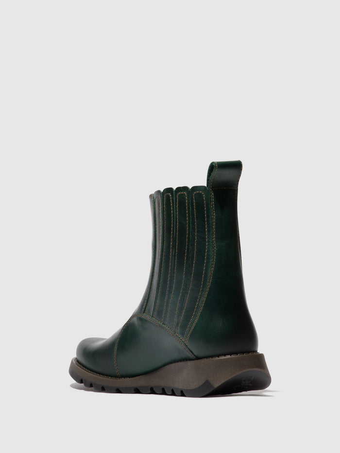 Flowfold Zip Up Ankle Boots SUZY899FLY PETROL