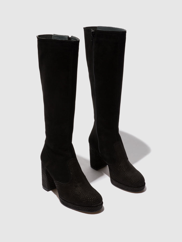 Flowfold Zip Up Boots EIPE183FLY BLACK