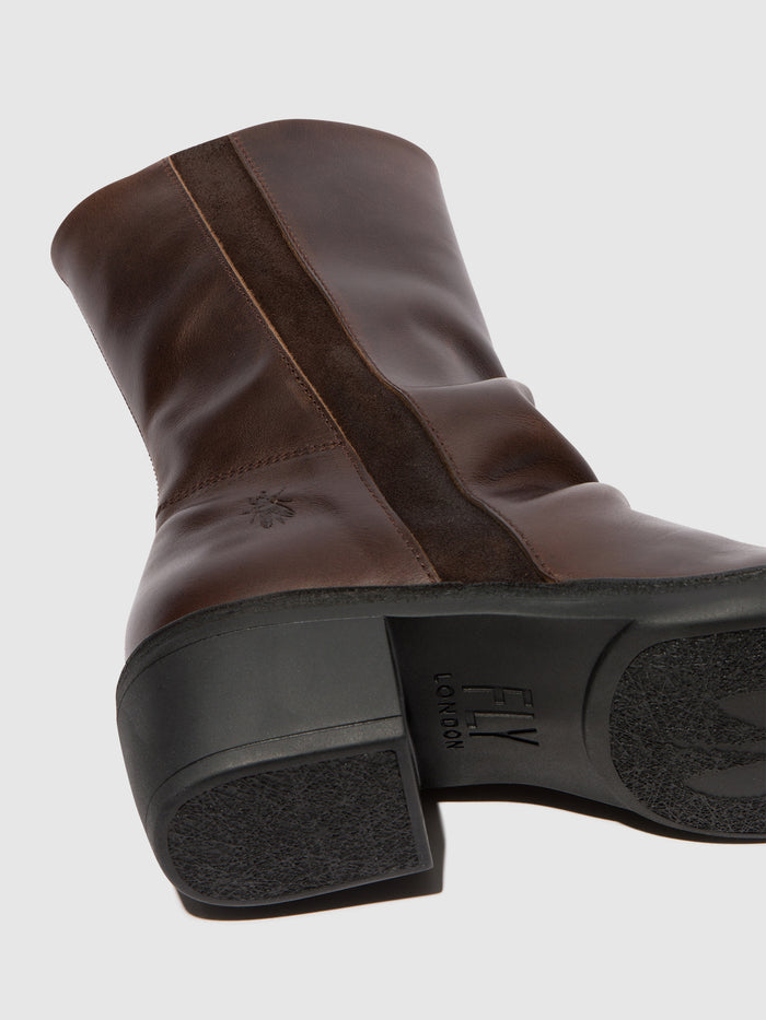 Flowfold Zip Up Boots MECY092FLY DK.BROWN/EXPRESSO