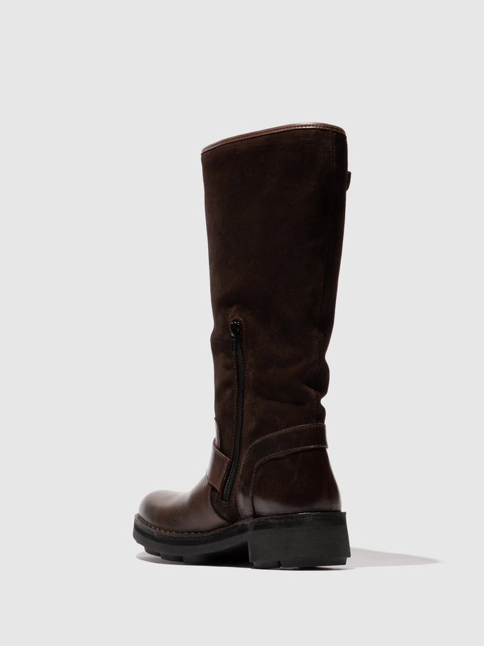 Flowfold Zip Up Boots NOCH140FLY DK.BROWN/EXPRESSO