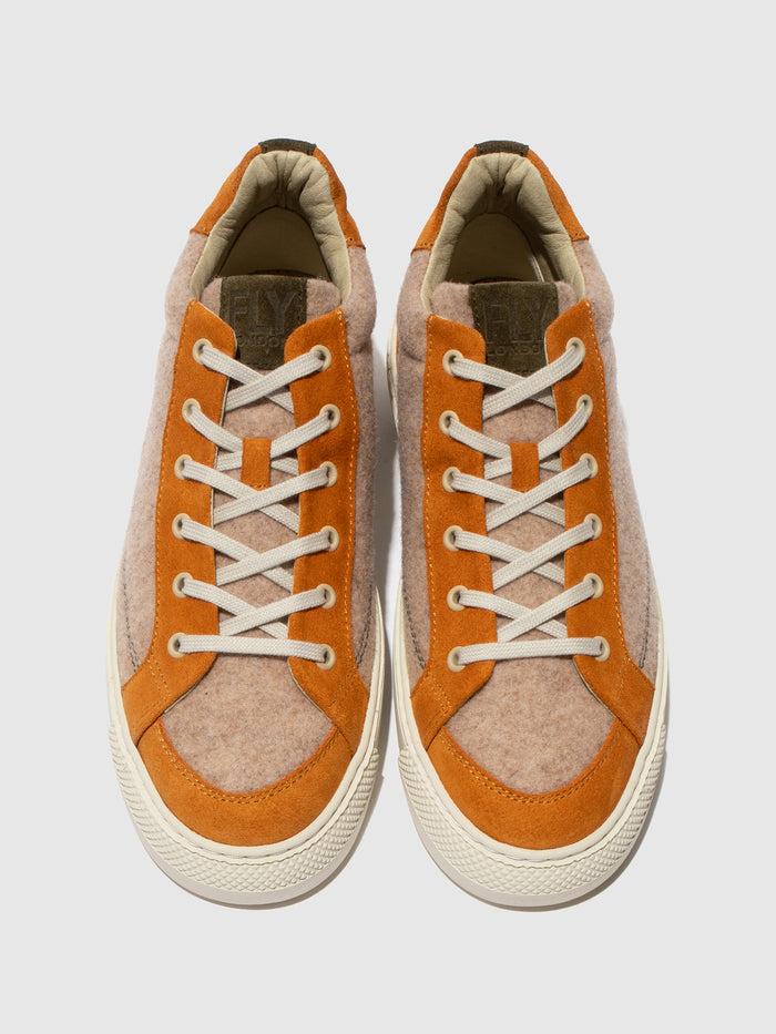 Flowfold Hi-Top Trainers TELY688FLY BEIGE/CARAMEL/ASPEN