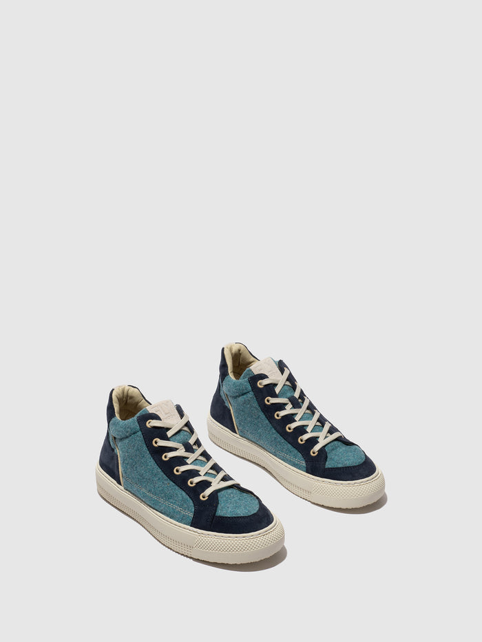 Flowfold Hi-Top Trainers TELY688FLY JEANS/ JEANS/ OFFWHITE