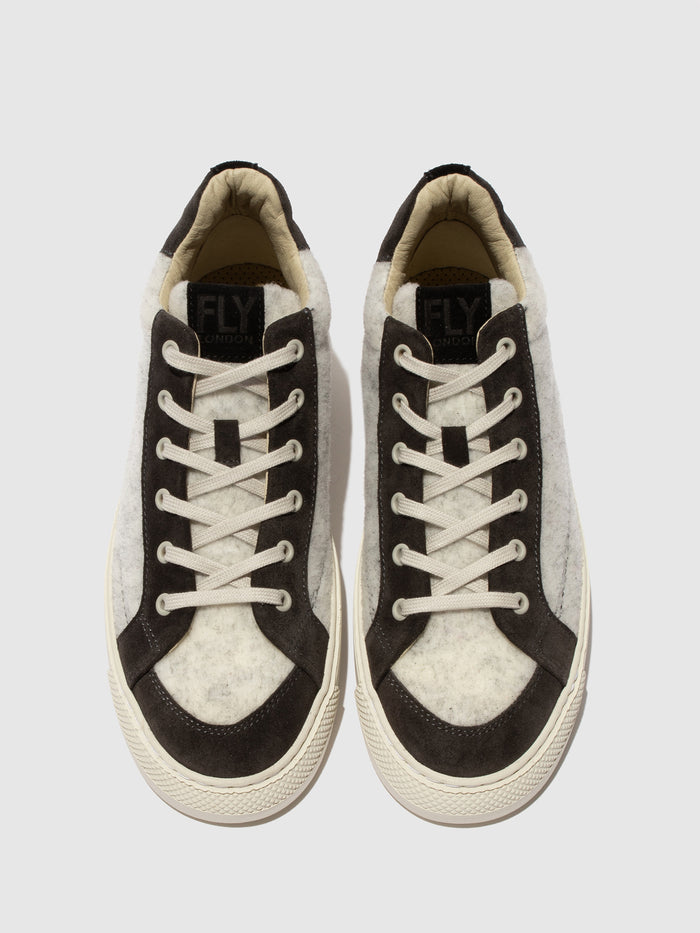 Flowfold Hi-Top Trainers TELY688FLY OFFWHITE/ANTHRACITE/BLACK