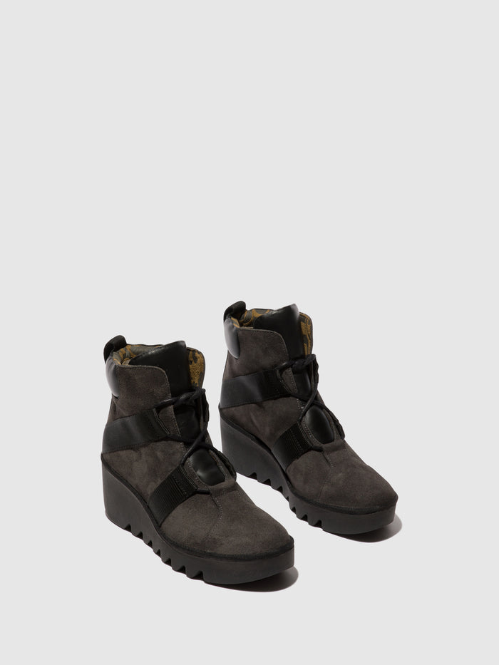 Flowfold Lace-up Ankle Boots BLOM460FLY DIESEL/BLACK