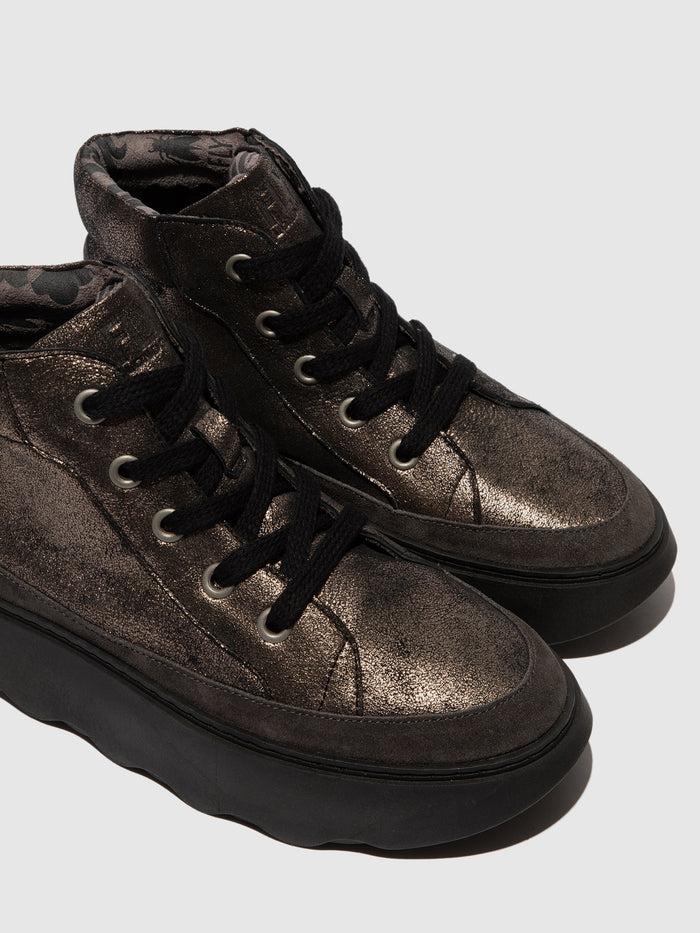 Flowfold Lace-up Ankle Boots FECH726FLY GRAPHITE/DIESEL