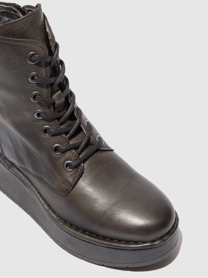 Flowfold Lace-up Ankle Boots HEPE239FLY VERONA GROUND