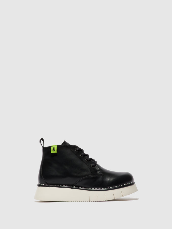 flowfold Lace-up Ankle Boots IDDA244FLY TUNDER BLACK