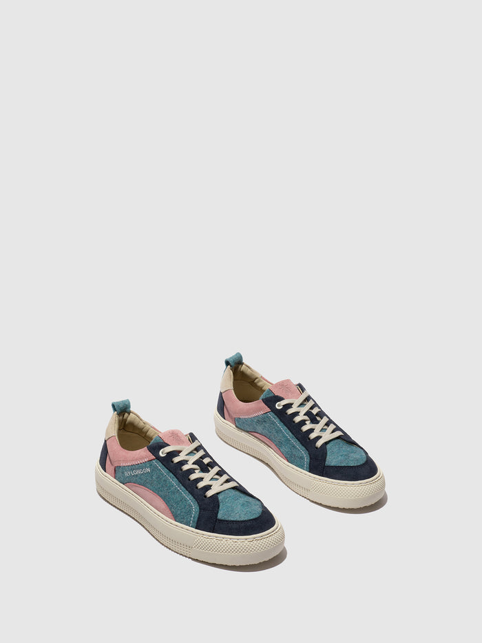 Flowfold Low-Top Trainers TAIK687FLY JEANS/JEANS/PALE PINK/OFFWHITE