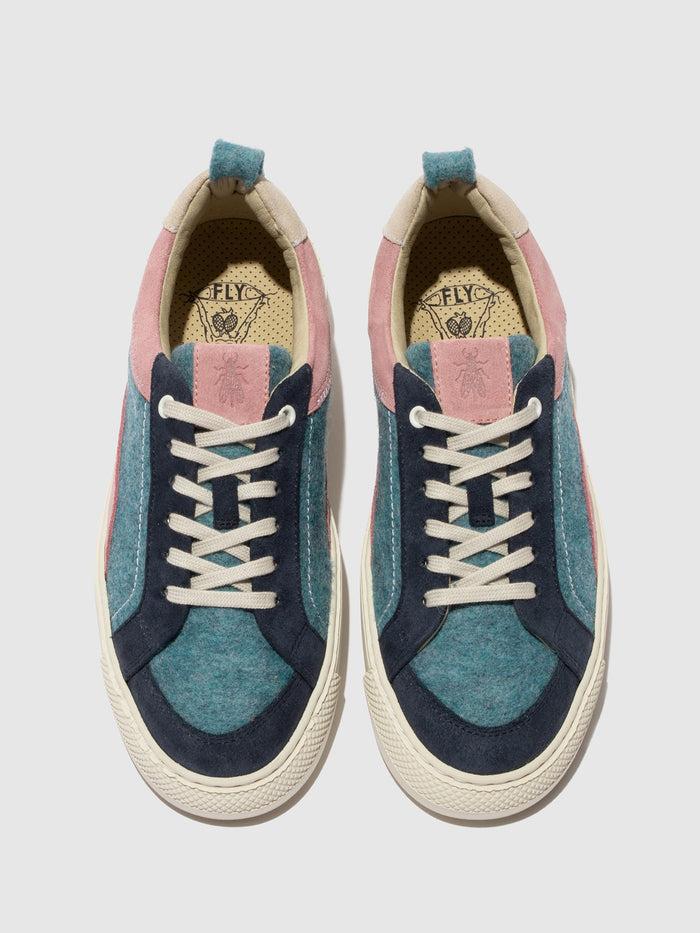 Flowfold Low-Top Trainers TAIK687FLY JEANS/JEANS/PALE PINK/OFFWHITE