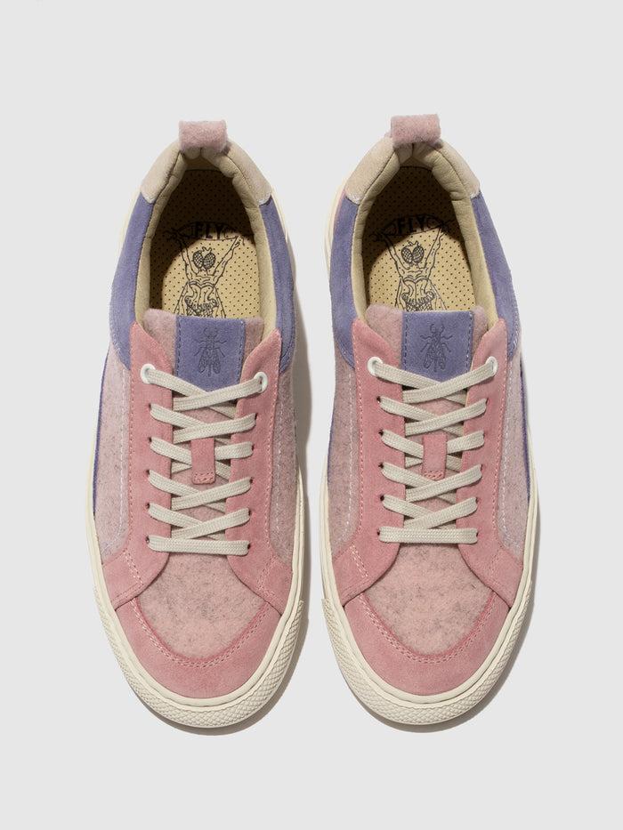 Flowfold Low-Top Trainers TAIK687FLY PALE PINK/PALE PINK/VIOLET/OFFWHITE