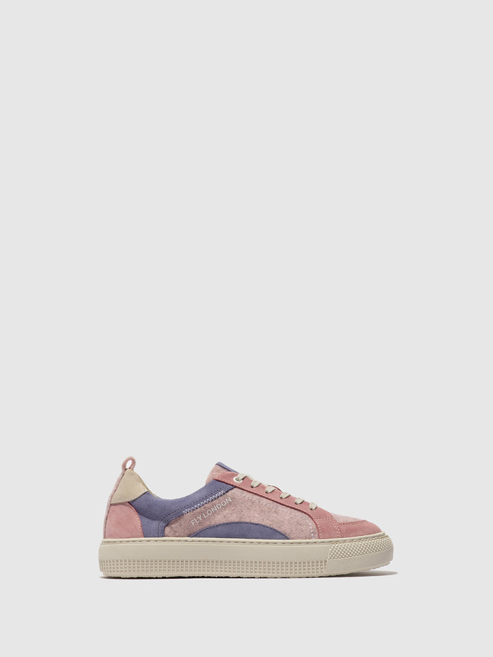 flowfold Low-Top Trainers TAIK687FLY PALE PINK/PALE PINK/VIOLET/OFFWHITE