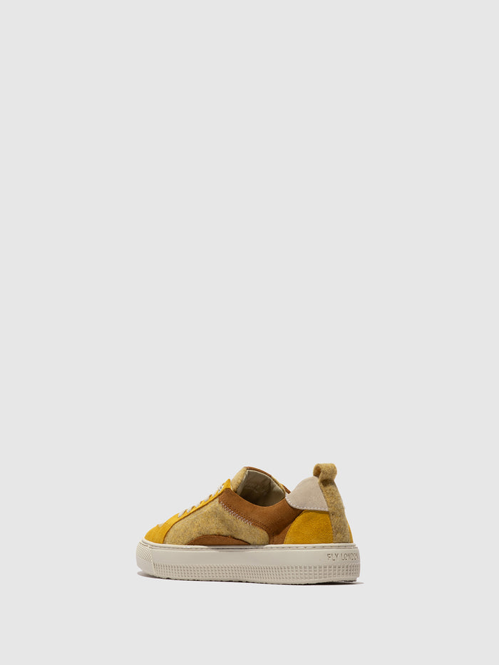 Flowfold Low-Top Trainers TAIK687FLY PALE YELLOW/YELLOW/CAMEL/OFFWHITE