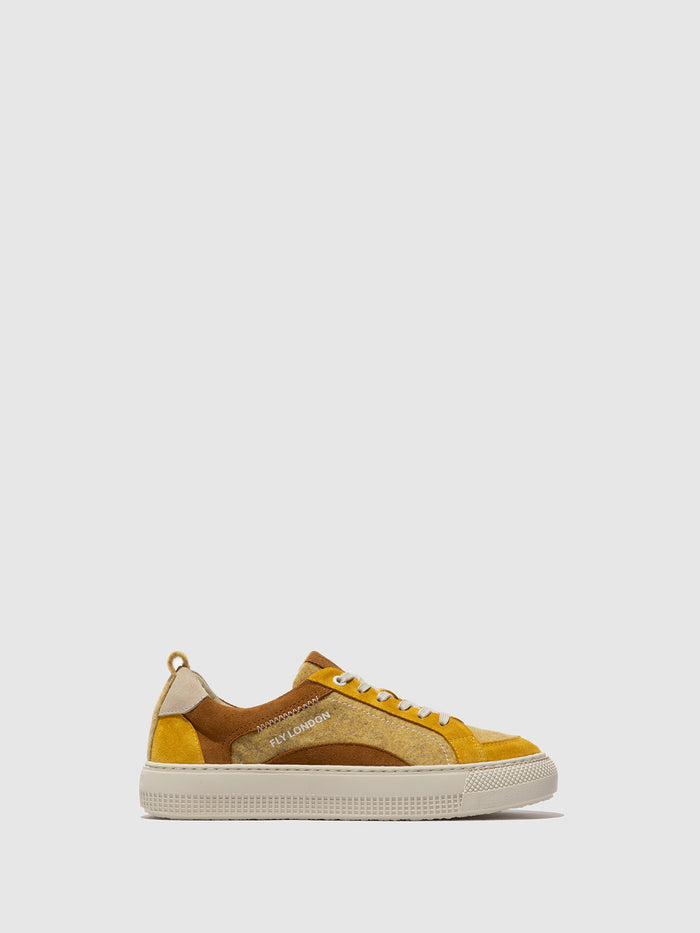 flowfold Low-Top Trainers TAIK687FLY PALE YELLOW/YELLOW/CAMEL/OFFWHITE