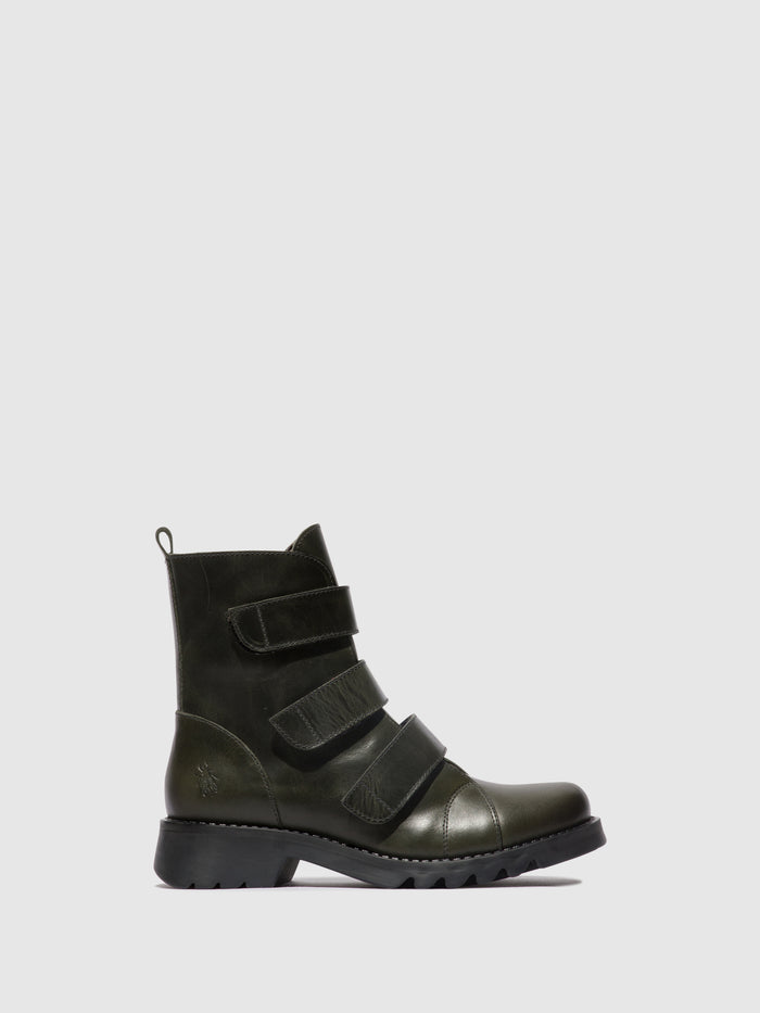 flowfold Velcro Ankle Boots RACH790FLY DIESEL (BLACK SOLE)