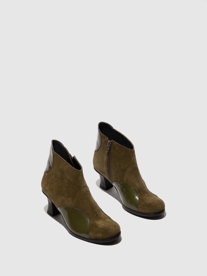 Flowfold Zip Up Ankle Boots BLAIN343FLY ASPEN/SEA KELP
