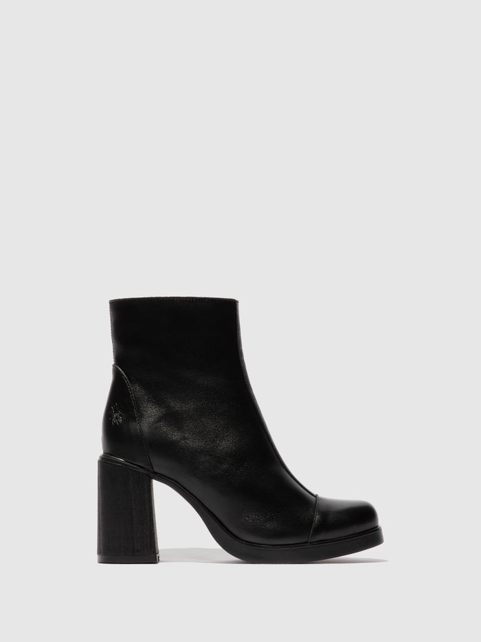 flowfold Zip Up Ankle Boots STIR985FLY DUBLIN BLACK