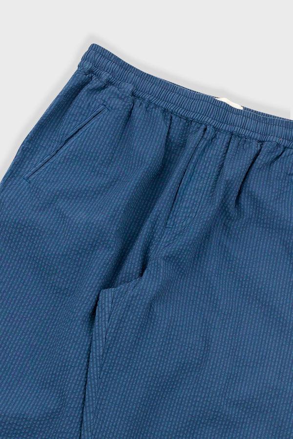 Folk Drawcord Assembly Pant - Soft Indigo Overdyed Stripe