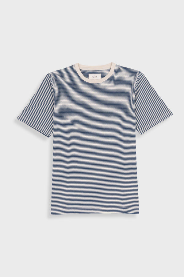 folk 1x1 Striped T-Shirt - Deep Green