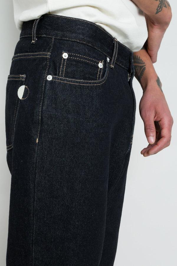 Folk 5 Pocket Trouser - Black Washed Denim