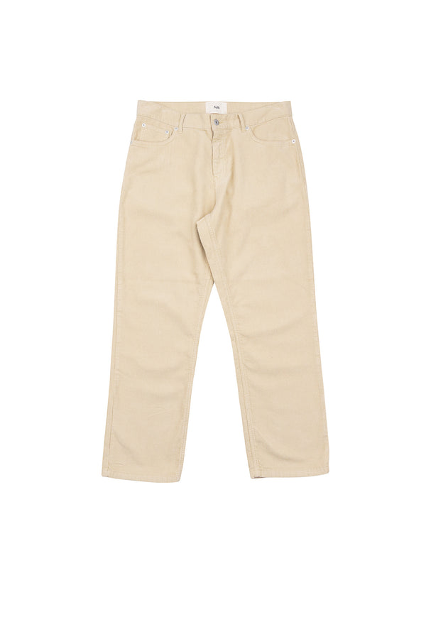 folk 5 Pocket Trouser - Light Sand Cord