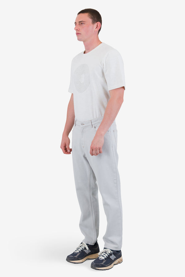 Folk 5 Pocket Trouser - Soft Grey Denim