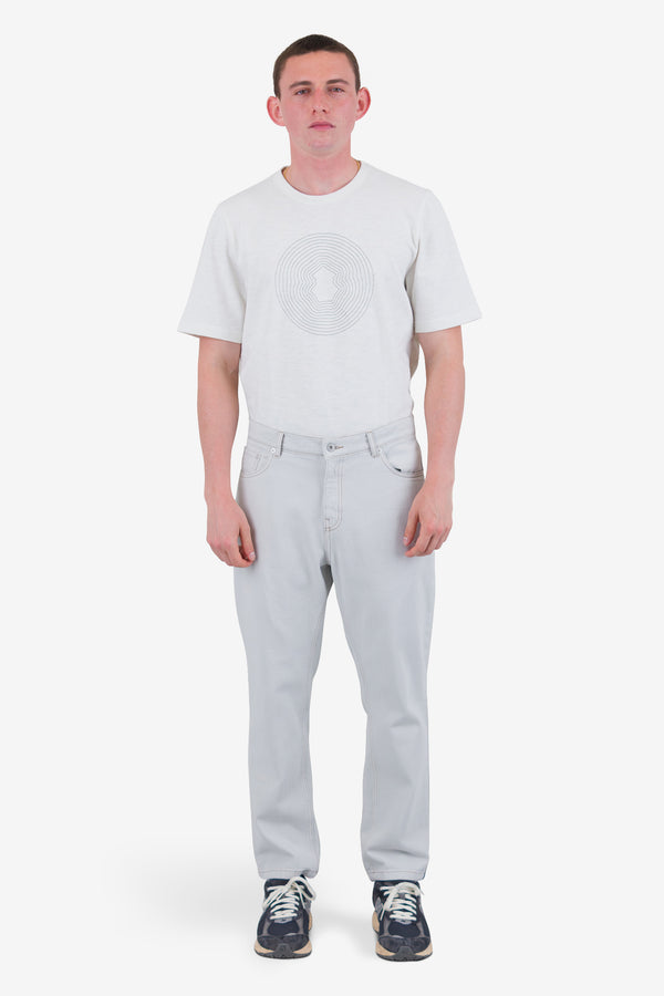 Folk 5 Pocket Trouser - Soft Grey Denim