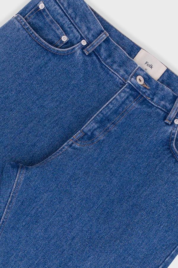 Folk 5 Pocket Trouser - Vintage Indigo