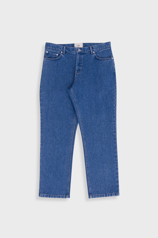 folk 5 Pocket Trouser - Vintage Indigo