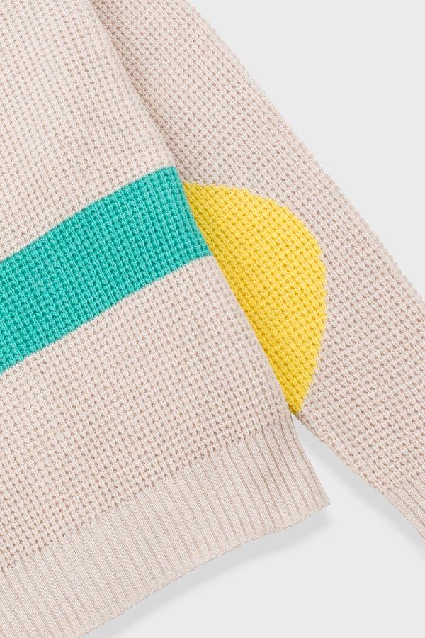 Folk Anniversary Cardigan - Oat Mix