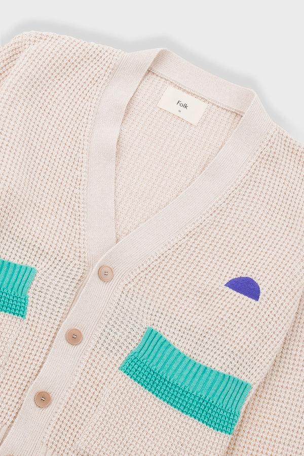 Folk Anniversary Cardigan - Oat Mix