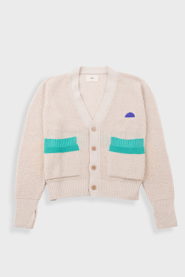 folk Anniversary Cardigan - Oat Mix