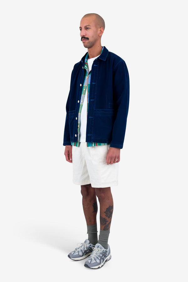 Folk Anniversary Jacket - Deep Indigo Slub